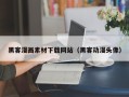 仁寿黑客漫画素材下载网站（黑客动漫头像）